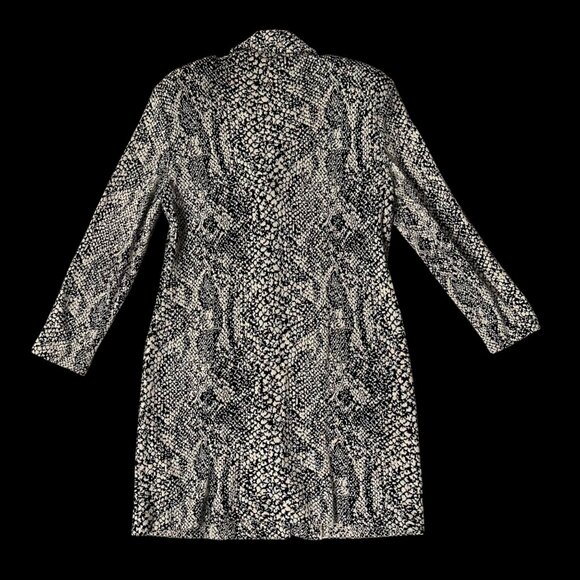 Vintage St John Collection Santana Knit Jacket Snakeskin Print Blazer Size 6 USA - Picture 3 of 12